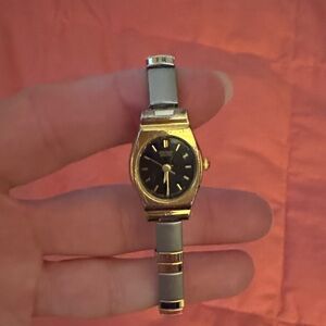 Seiko Gold and Black Smartwatch